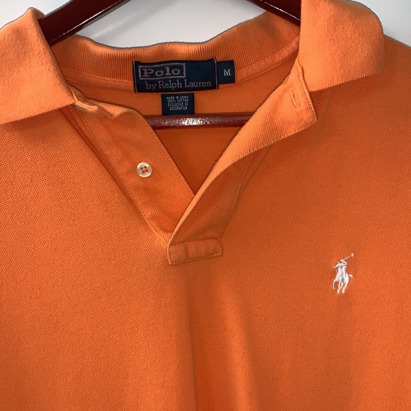 Polo by Ralph Lauren Polo shirt size Medium and Orange in colour. VGUC - Picture 5 of 9